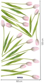 PIPPER. Textil falmatrica "Tulipánok 2"