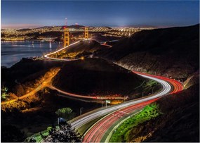 Kép - Golden Gate Bridge (üvegen) (70x50 cm)