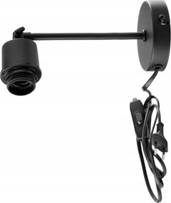 Fali Lámpa E27 Dugó Led Lámpa Alap Fekete Fehér Lengyel