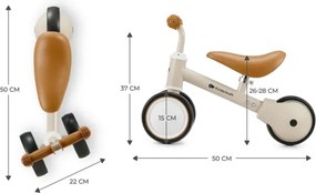 KINDERKRAFT - Tolós bicikli CUTIE bézs