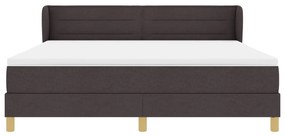 Boxspring Ágy Matrac Káprázatos Barna Színben, 180x200 cm, Textil
