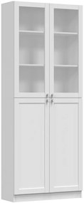 PAFOS W80/2SH polcos szekrény 200x80, 80.5x200x31 cm, fehér