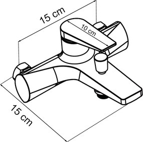 Colly kádtöltő csaptelep