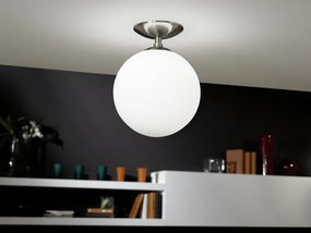 EGLO 91589 RONDO Modern Mennyezeti Lámpa Fehér, Nikkel E27 IP20