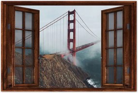 Poszterek 90x60 Vörös híd az USA-ban