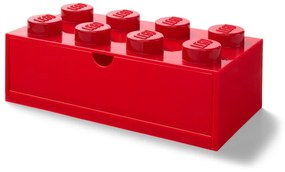 Piros, fiókos tárolódoboz, 31 x 16 cm - LEGO®