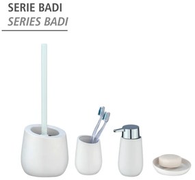Badi fehér kerámia WC-kefe - Wenko