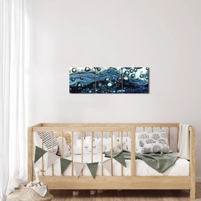 A buborékok képe (órával) (90x30 cm)