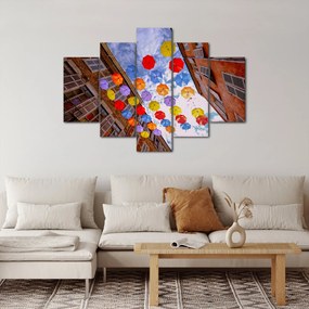 Színes esernyők képe (150x105 cm)