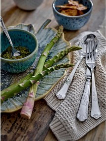 Ezüstszínű rozsdamentes acél evőeszköz készlet 16 db-os Tilly – Bloomingville