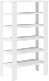 vidaXL fehér szerelt fa cipőtároló szekrény 61x32x105 cm