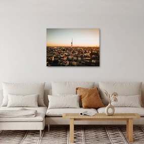 Naplemente Zizkov felett (70x50 cm)