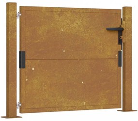 Corten acél kerti kapu 105 x 105 cm