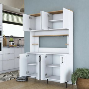 Jevy Walnut and White szekrény