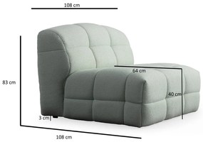 Fotel Pescaretta (világoszöld). Akció -22%. 1106548