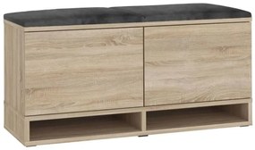 Cipőtartó ülőkével Sonoma/Grey