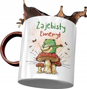 Bordó Bögre Nyugdíjasoknak Békás Nyugdíjas Nyomtatott Fotóval