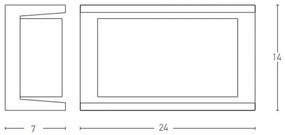 Zambelis E149 - Kültéri fali lámpa 1xE27/18W/230V IP54 antracit