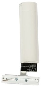 Modern fehér spotlámpa 1-fázisú 35 mm-es sínrendszerhez - Iconic Jeana Luxe