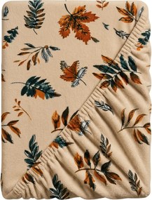 Mikroplüss lepedő AUTUMNA 200x200 cm krémszínű