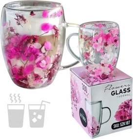 Ecarla Kávés és teás poharak SZK187 virág mix 300 ml 1 db