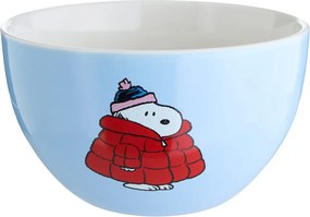 PEANUTS müzlistál 600 ml, Snoopy kabátban
