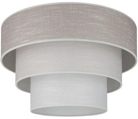 Brilagi - Mennyezeti lámpa ALASKA LUNETA 1xE27/15W/230V átm. 45 cm szürke/krémes