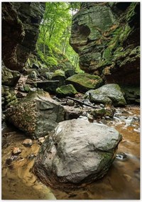 Poszterek 70x100 Sziklák Folyó Hegyek