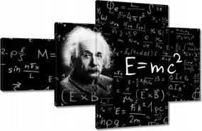 Festmények 130x80 E=MC2 Albert Einstein