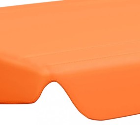 narancssárga csere ponyva kerti hintaágyhoz 150/130 x 105/70 cm