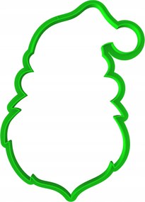 Karåcsonyi Mézeskalåcs Forma Karåcsonyi Nagy XXL Mikulås 14cm