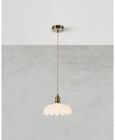 Markslöjd 108857 - Csillár zsinóron KURAGE 1xE27/40W/230V réz/fehér