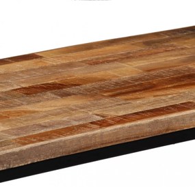újrahasznosított tömör tíkfa konzolasztal 90 x 30 x 76 cm