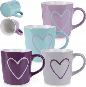 Nagy Színes Bögrék bögre szett kávés bögre tea gyógynövények 600 ml