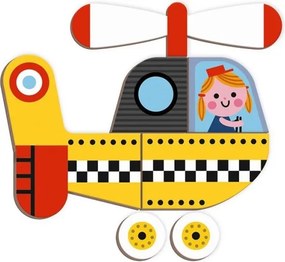 Janod - MAGNETIBOOK interaktív mágneses járműkészlet