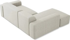 Bézs sarokkanapé (bal oldali-heverő résszel) Keli – Makamii