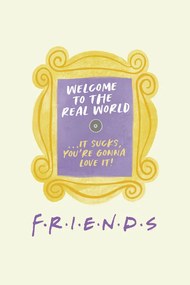 Művészi plakát Friends - Welcome, (26.7 x 40 cm)