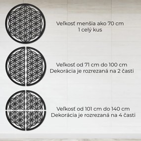 Fából készült fali mandala Életvirág | PERTON