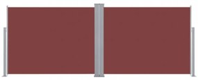 barna behúzható oldalsó napellenző 140 x 1000 cm