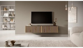 Tv szekrény/asztal Tenessie 138  (fekete + artisan tölgy). 1098789