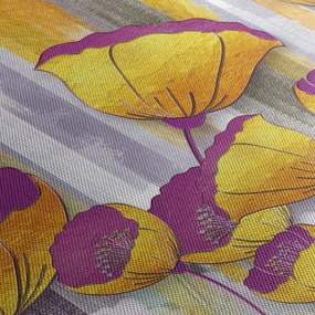 Kép - Virágok illusztrációja (90x60 cm)