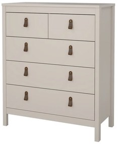Szürkésbézs komód 82x99x38 cm Madrid – Tvilum