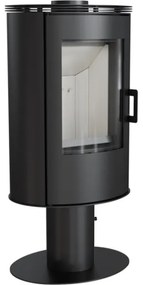 Kratki AB S N DR - 8 kW acél kandalló kályha, 150 mm pr.