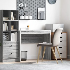 vidaXL Íróasztal Szürke Sonoma Mérnöki fa 90 x 40 x 76 cm Íróasztal