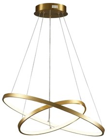 Polux LED Csillár zsinóron LEA LED/35W/230V 4000K átm. 60 cm arany SA2246