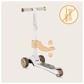 Lionelo FRANKY 2v1 gyerek roller fehér/beige