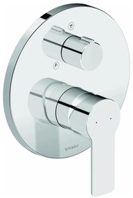 Duravit DC4210012010 - Rejtett beépítésű zuhanycsaptelep D-CODE fényes króm