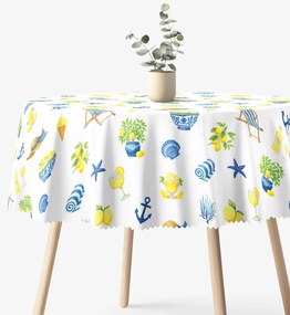 Goldea kör alakú teflonos terítő - olasz nyár Ø 110 cm