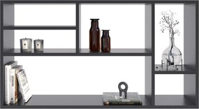 Falra akasztható polc Milano fekete könyvespolc Per fotók