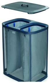 Antracitszürke textil-műanyag szennyeskosár 2x45 l Tota – Joseph Joseph